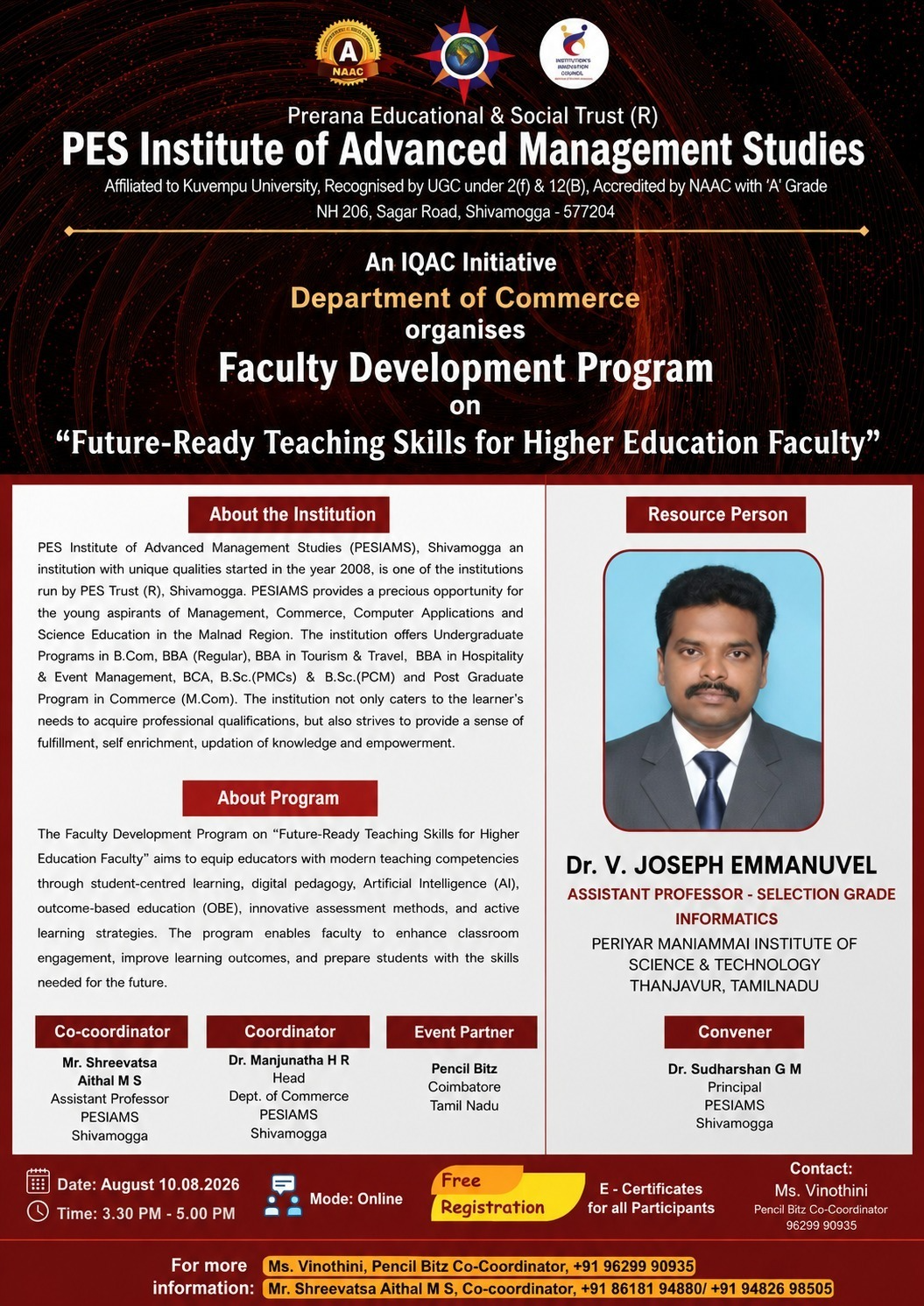 College Event Brochure